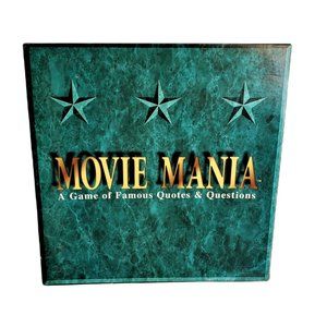 Movie Mania Board Game - Vintage - A Game of Famous Quotes & Questions